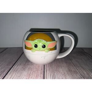 Star Wars Ceramic Mug The Mandalorian Grogu Baby Yoda Novelty Homeware Disney